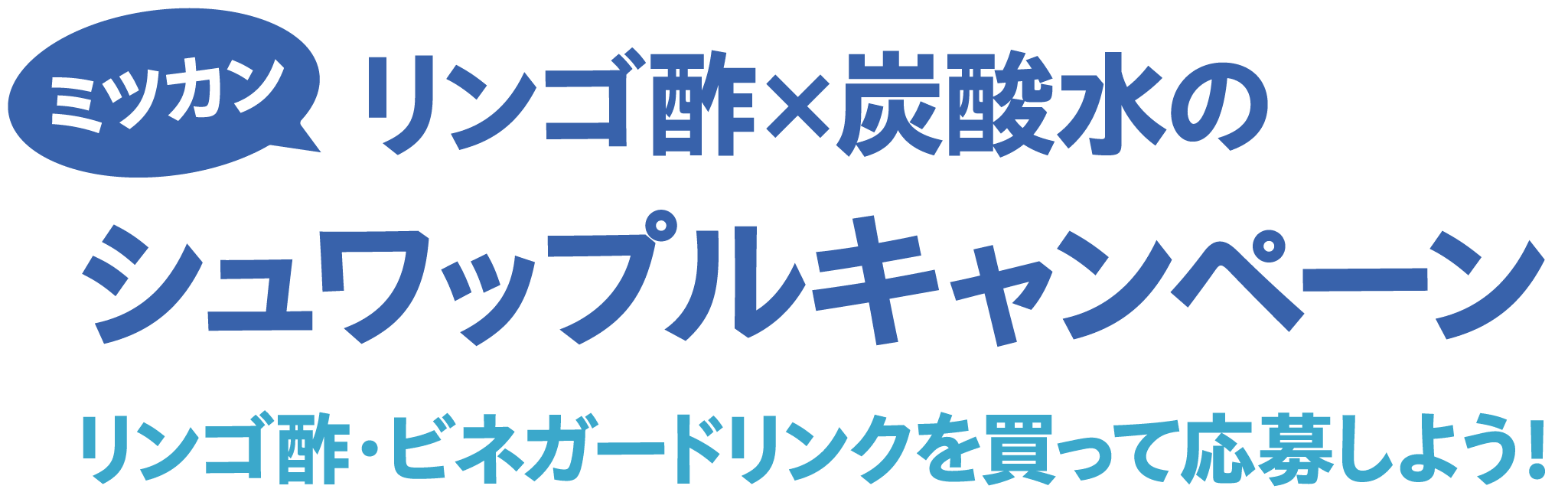 ミツカン リンゴ酢×炭酸水のシュワップルキャンペーン リンゴ酢・ビネガードリンクを買って応募しよう！